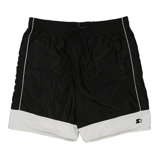 Vintage Starter Sport Shorts - XL Black Polyester