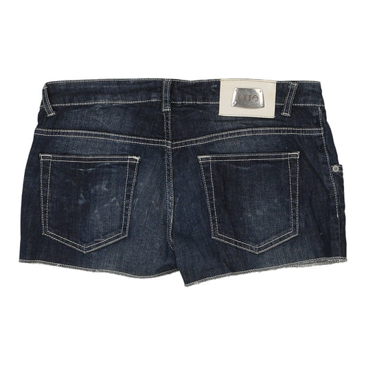 Vintage Unbranded Denim Shorts - 32W UK 12 Dark Wash Cotton