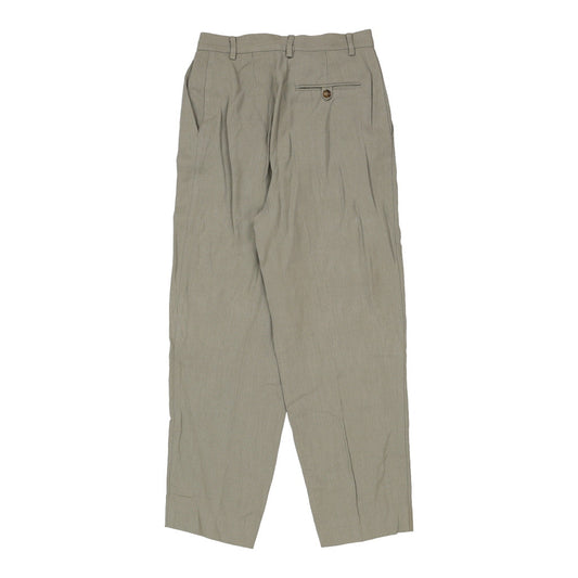 Vintage beige Benetton Trousers - mens 26" waist