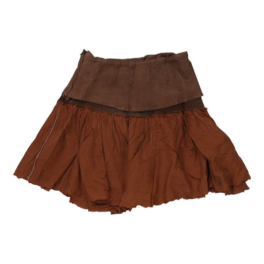 Vintage brown Unbranded Skirt - womens x-small