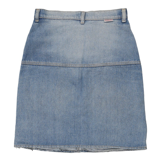 Vintage light wash Rancheros Denim Skirt - womens x-small