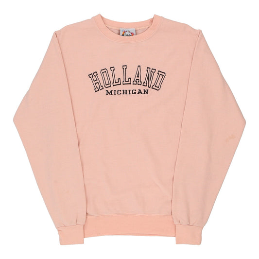 Vintage pink Holland, Michigan Destinations  Sweatshirt - mens small