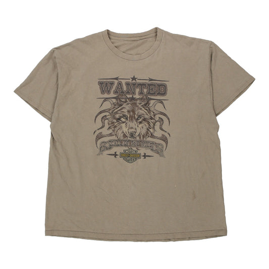 Vintage beige Colorado Harley Davidson T-Shirt - mens x-large