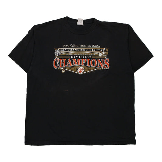 Vintage black San Fransisco Giants Lee Sport T-Shirt - mens xx-large