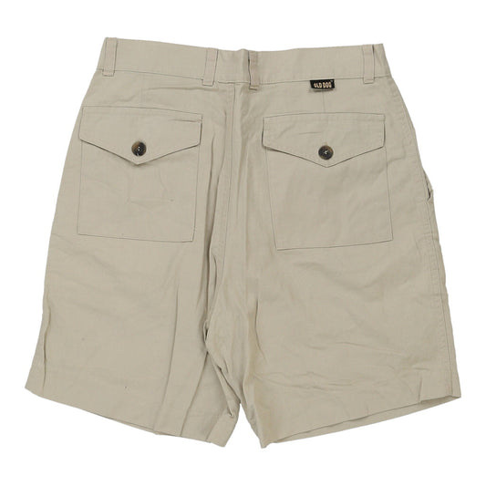Vintage beige Old Dog Shorts - mens 30" waist