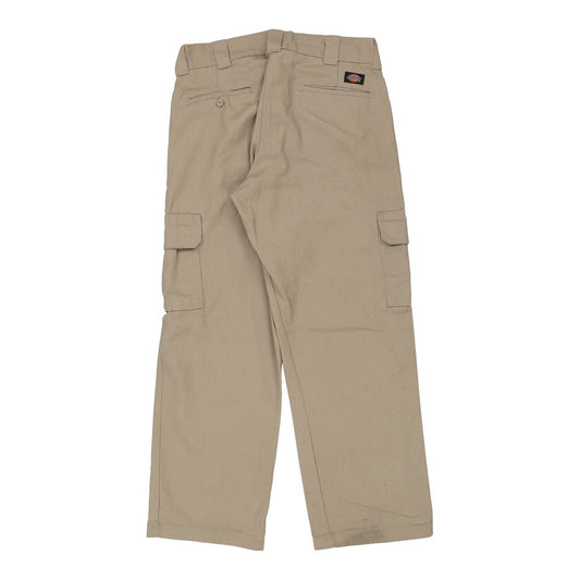 Vintage beige Dickies Cargo Trousers - mens 34" waist