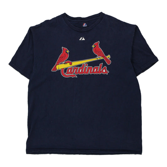 Vintage navy St. Louis Cardinals Majestic T-Shirt - mens x-large