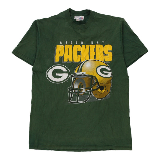 Vintage green Green Bay Packers Chalk Line T-Shirt - mens large