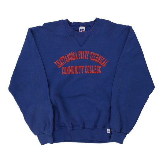 Vintage blue Chattanooga Russell Athletic Sweatshirt - mens medium