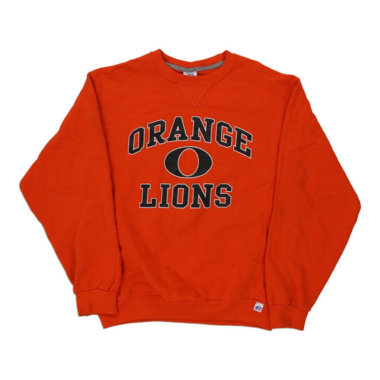 Vintage orange Orange Lions Russell Athletic Sweatshirt - mens medium