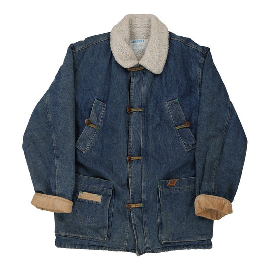 Vintage 1980's Carrera Denim Jacket - Large Blue Cotton