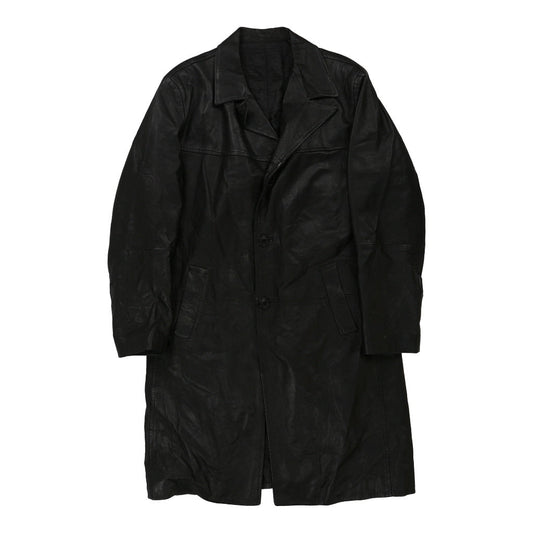 Vintage black Unbranded Leather Jacket - mens large