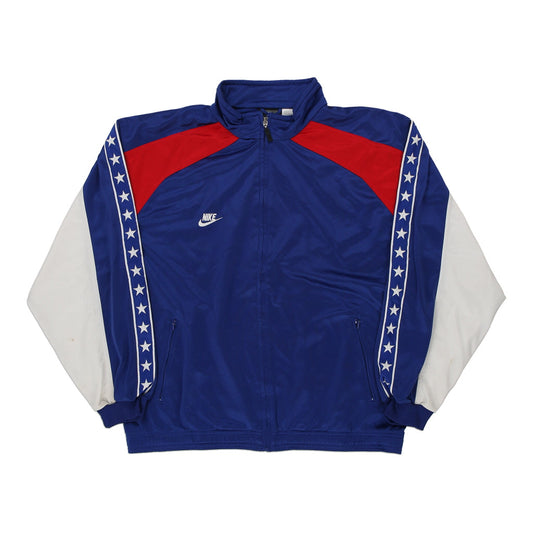 Vintage blue Nike Track Jacket - mens large