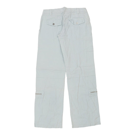 Vintage Unbranded Trousers - 30W UK 8 Blue Cotton