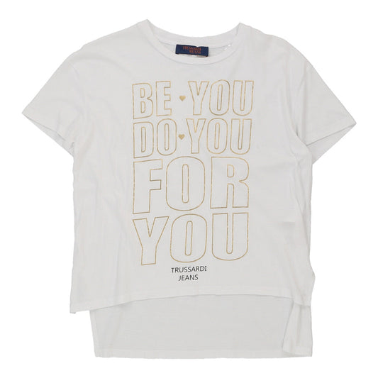 Trussardi T-Shirt - XS White Cotton