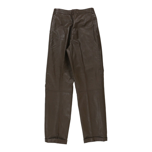 Vintage brown Unbranded Trousers - womens 24" waist