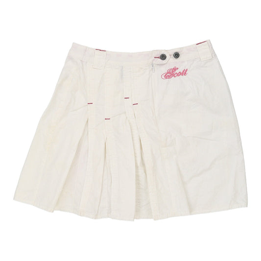 Vintage white Scott Skirt - womens 28" waist
