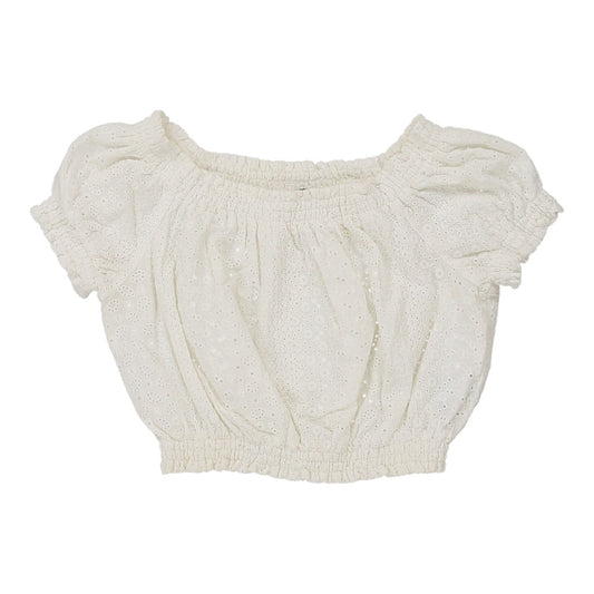 Vintage white Unbranded Top - womens small