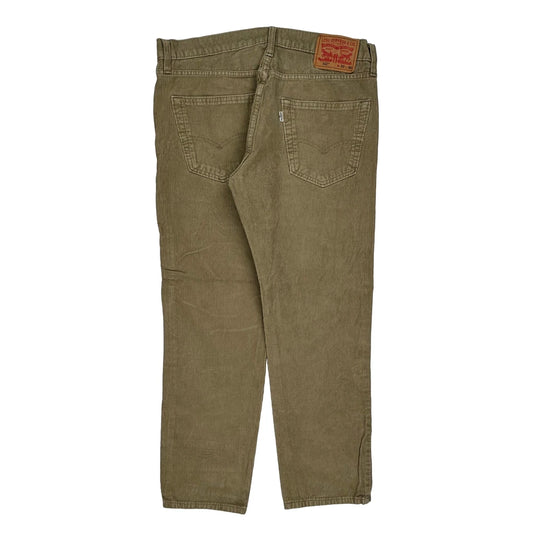 Levis Cord Trousers - 34W 28L Brown Corduroy