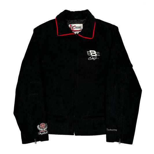 Vintage Budweiser Chase Authentics Graphic Jacket - Large Black Cotton