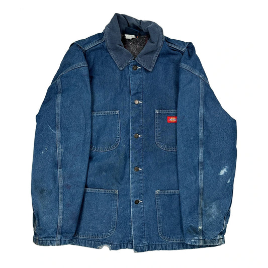 Dickies Chore Denim Jacket - Large Blue Denim