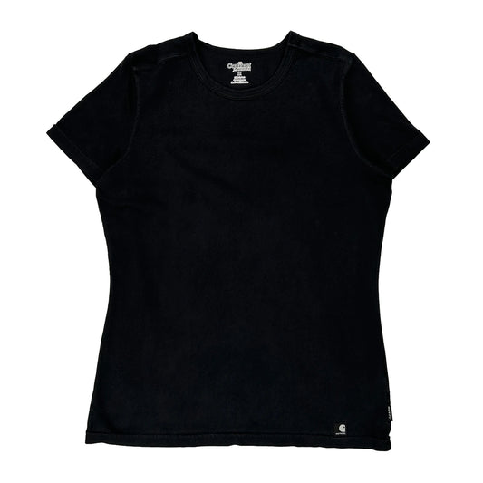 Carhartt T-Shirt - Medium Black Cotton