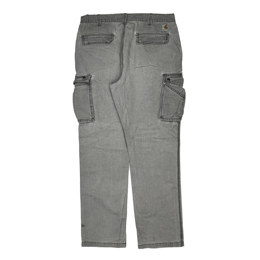Carhartt Cargo Trousers - 38W 36L Grey Cotton