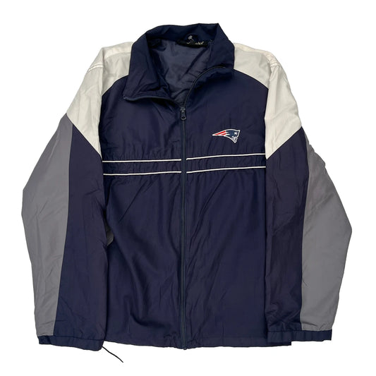 New England Patriots Dunbrooke Nfl Windbreaker - Large Navy Polyester