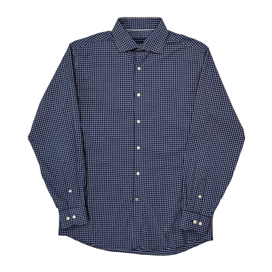 Vintage Tommy Hilfiger Checked Shirt - Large Blue Cotton