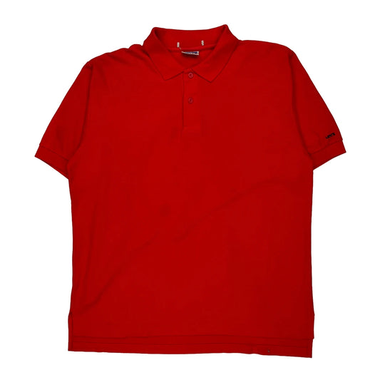 Levis Polo Shirt - Large Red Cotton