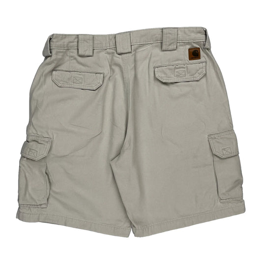 Carhartt Cargo Shorts - 35W 10L Beige Cotton