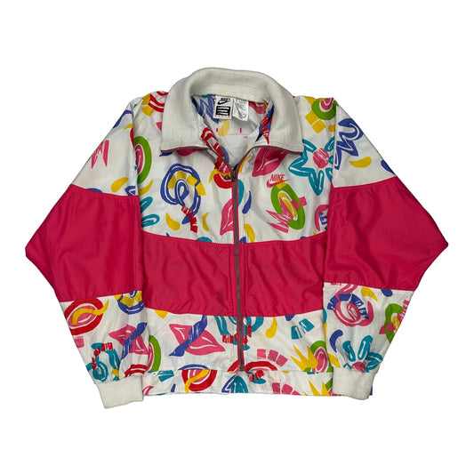1980'S Elite Nike Shell Jacket - Medium Multicoloured Polyester