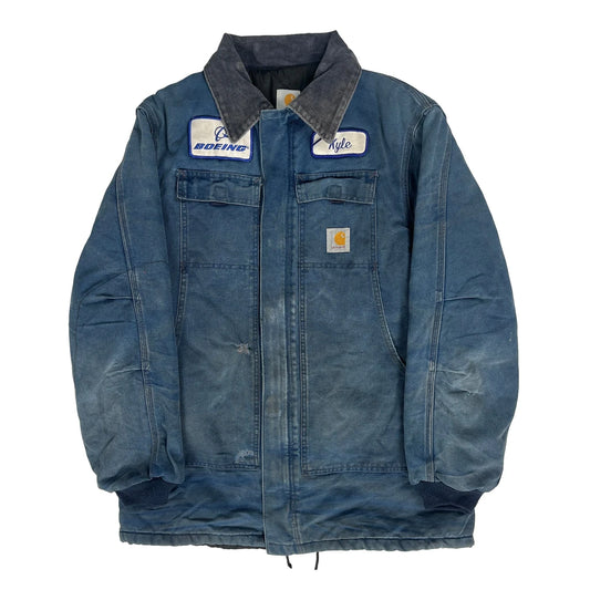 Boeing Carhartt Jacket - Medium Blue Cotton