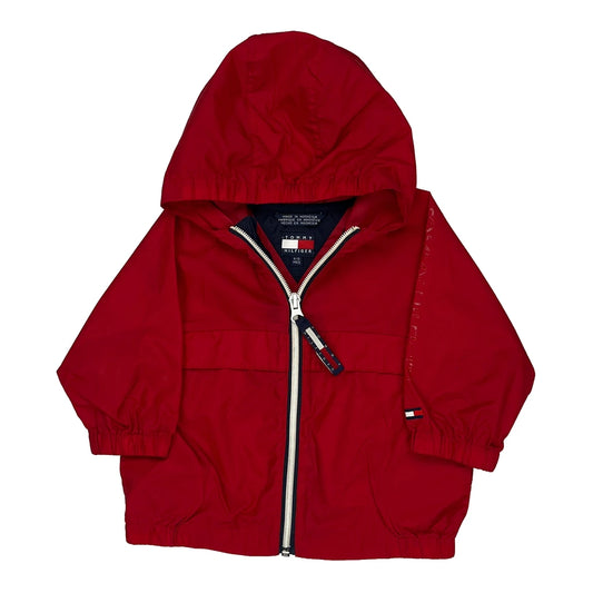 Age 6-12 Months Tommy Hilfiger Windbreaker - 4XS Red Polyester