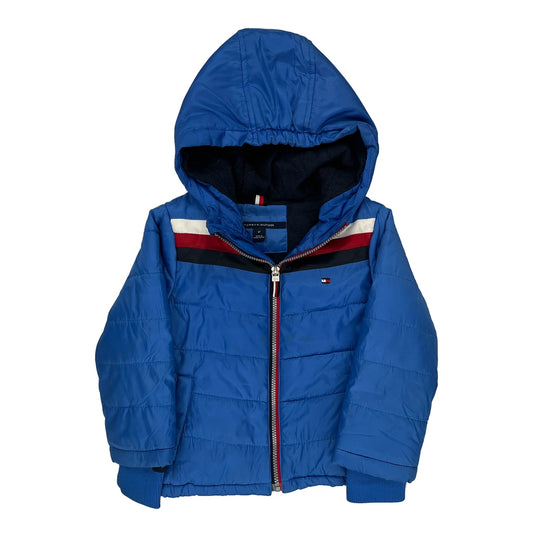 Age 4 Tommy Hilfiger Puffer - 2XS Blue Polyester