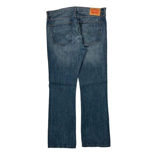527 Levis Boot Cut Jeans - 36W 34L Blue Cotton