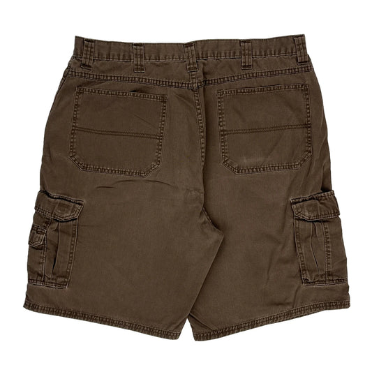 Wrangler Cargo Shorts - 36W 10L Brown Cotton