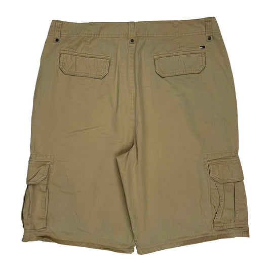 Vintage Tommy Hilfiger Cargo Shorts - 36W 12L Beige Cotton