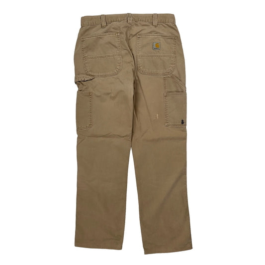 Vintage Carhartt Carpenter Trousers - 31W 30L Beige Cotton