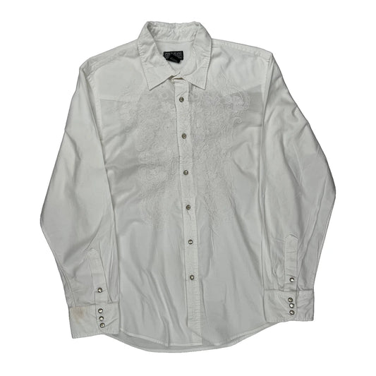 Polo By Ralph Lauren Shirt - Large White Cotton