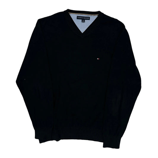 Tommy Hilfiger Jumper - Large Black Cotton