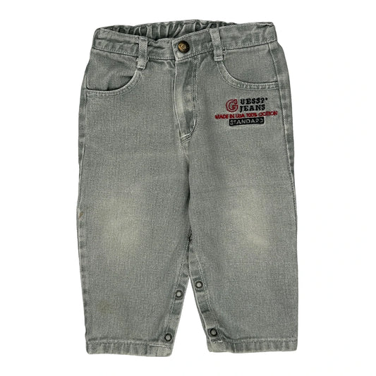 Age 18 Months Guess Jeans - XS Grey Cotton