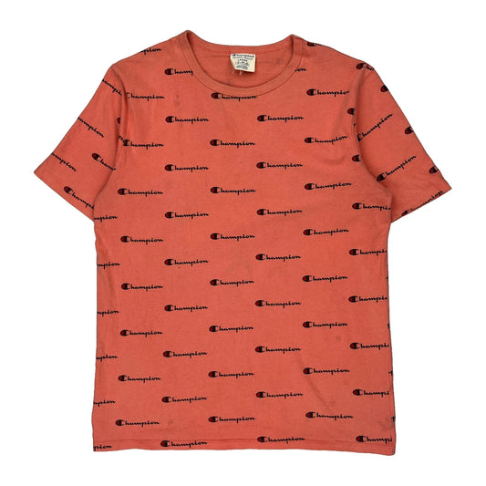 Reverse Weave Champion T-Shirt - Large Red Cotton