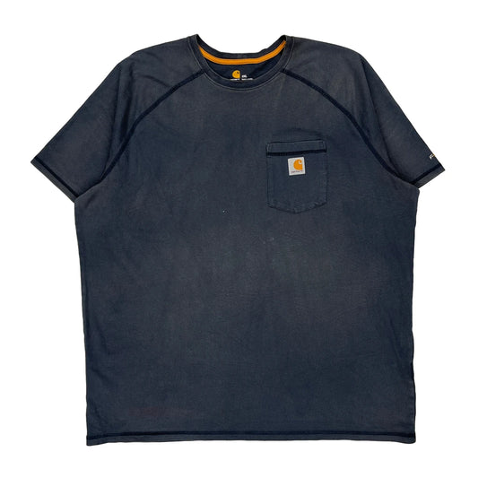 Carhartt T-Shirt - 2XL Navy Cotton