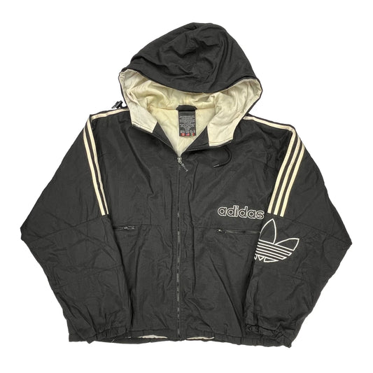 Adidas Spellout Windbreaker - XL Cream Nylon
