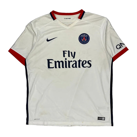 2015 Paris Saint Germain Nike Football Shirt - XL White Polyester