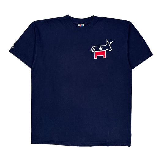 Vintage Congressional Baseball Game Majestic Graphic T-Shirt - XL Navy Cotton