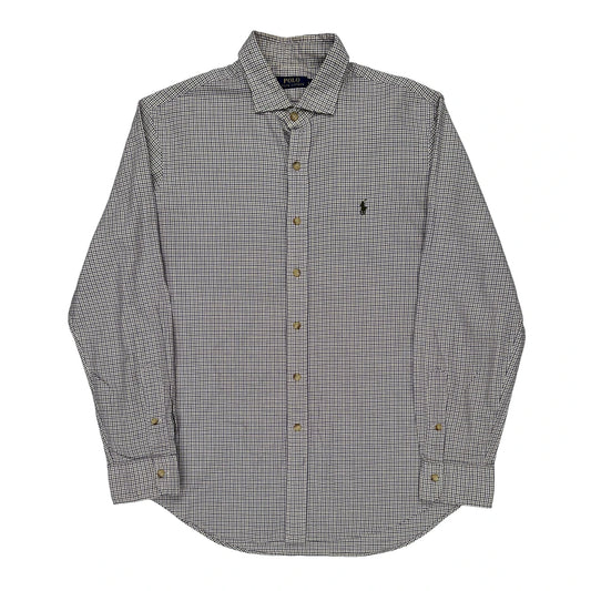 Polo By Ralph Lauren Checked Shirt - Large Blue Cotton