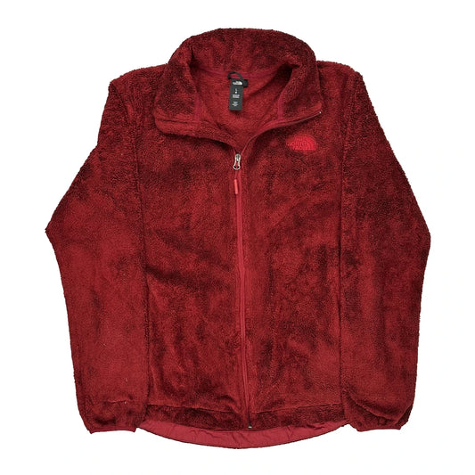 The North Face Fleece Jacket - Large Red Polyester