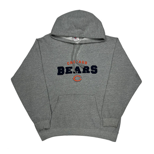 Vintage Chicago Bears Nfl Football Hoodie - Medium Grey Polyester